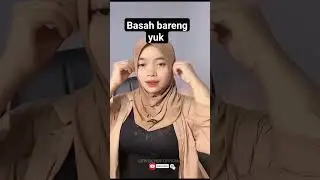 HIJAB STYLE, DADA BASAH#cantik #hijab #shorts
