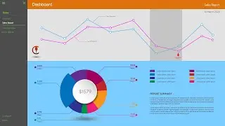 Graphics Design | Infographic Dashboard | Illustrator tutorials | Design 10