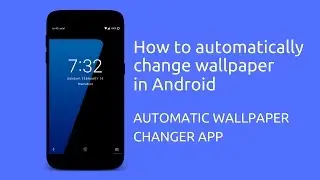 How to automatically change wallpapers in Android