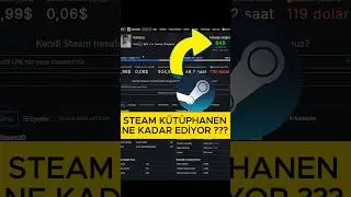 Steam hesabın değeri ne kadar öğrenmek için👈