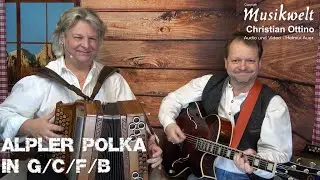 Alpler Polka in G/C/F/B - Musikwelt - Christian Ottino & Heli Auer (c) 2024