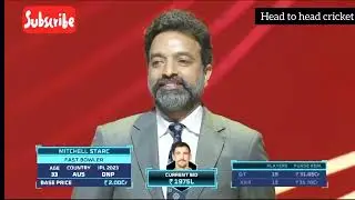 IPL Auction 2024 - Mitchell Starc 24.5 Crores | IPL