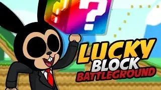 ROBLOX: UN BATTLE ROYALE INCREÍBLE ⭐️ ❓ LUCKY BLOCK Battlegrounds | iTownGamePlay