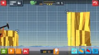 Build a Bridge Level 15 Android 3 star walkthrough