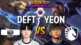 DK Deft vs TL Yeon - Deft EZREAL vs Yeon DRAVEN ADC - Patch 13.19 KR Ranked