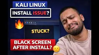 Kali Linux Black Screen Fix 😳 | Stuck After Install? 100% Working (VirtualBox)