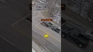 They didn't expect the ROAD to collapse right beneath them! 😨🛻