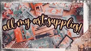 ✯ All my art supplies!!! ✯