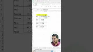 How to Calculate Age Using a Date of Birth in Excel | Employs age from DOB #excel #exceltips #shorts
