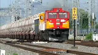 High Speed Indian Locomotive with Double Stack Container Trains wdg4g + wdg4 with #wdfc #railfan