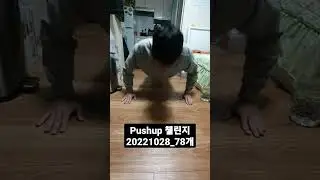#pushupchallenge 20221028_78개