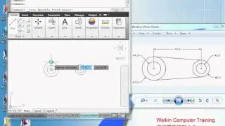 AutoCAD Exercise - Using Tangent Osnap