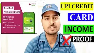 Kiwi Rupay credit card Apply , Lifetime free credit card without income proof , Best UPI credit card