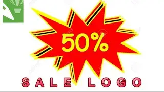 How to create sale logo in Corel Draw || Coreldraw Tutorial @creativegraphicdesigning
