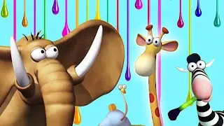 газун: Картина лица 🎨🖌 Мультфильмы для детей 🐯 Видео для детей