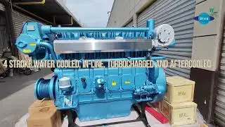 Sinooutput Weichai 6170 series marine engine