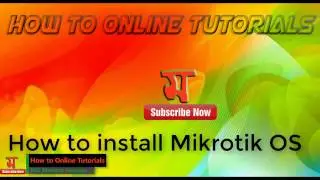 how to install mikrotik os part 1 | How to online tutorials