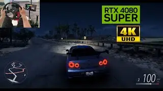 Nissan Skyline - Forza Horizon 5 | Steering Wheel Gameplay | RTX4080