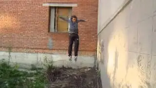 прыжок со 2-го этажа