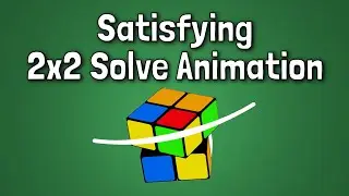Satisfying 2x2 Solve Animation | Cubeorithms