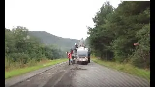 Ремонт на републиканския път III-6206 - Самоков - Говедарци