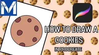 How to draw Cookies 🍪 in procreate