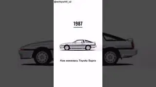 Toyota Supra эволюция #youtube #shorts