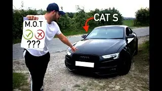 How Does A Write-Off Car pass it's MOT? Audi A5 Copart UK rebuild inspection