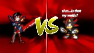 Shadow vs Ryuko (SONIC THE HEDGEHOG VS KILL LA KILL) [SPRITE ANIMATION]
