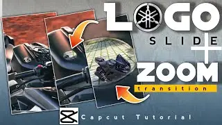 Logo Slide + Zoom Transition In Capcut | capcut logo flip transition 