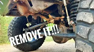 TJ Drop Pitman Arm - REMOVE IT!!!