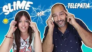 TWIN TELEPATHY SLIME CHALLENGE! Slime by Telepathy Bego and Jordi