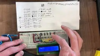 LCD programming by hand (no microcontroller)