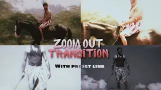 Zoom out transition effect - Alight motion - preset link 👇