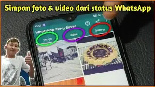Cara download status WhatsApp 2021 ||