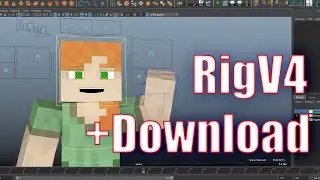 Minecraft Rig For Maya (Download in Description)
