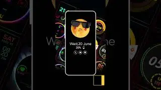 Analog Clock: Night Clock Face