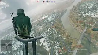 When Enlisted meets Hogwarts Legacy, German soldiers ride invisible brooms instead of a BF 110 G2