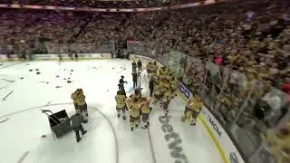 Crazy Drone View When Vegas Golden Knights Win The Stanley Cup - June 13, 2023