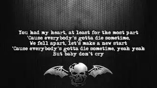 Avenged Sevenfold - A Little Piece Of Heaven [Lyrics on screen] [Full HD]