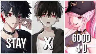 [Nightcore] switching vocals stay ✘ good 4 u {layric}