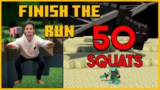 Beat Minecraft or Do 50 Squats! | Minecraft Speedrun