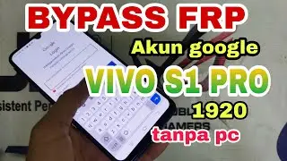 Sangat mudah...!!!! Bypass akun google VIVO S1 PRO (1920) Android 11 tanpa menggunakan pc