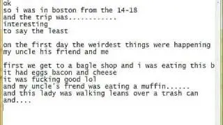 My trip to Boston..... (part 1)