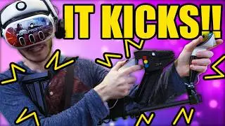I Tried The Most Realistic VR Gunstock Ever! || DeadEyeVR Enforcer Review