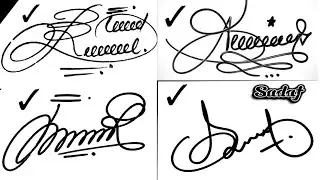 How to Signature your Name | Sign your name | Signature Tips | Autograph Design