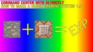 How To Trade Blocks For EXP With Command Blocks | Command Center! (Minecraft 1.9)