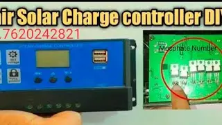 solar controller 20A MOSFET Number ||how to change MOSFET solar controller 30A||