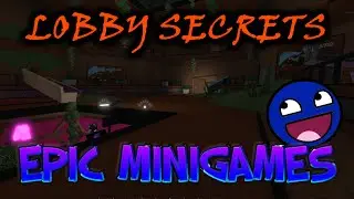 Roblox Epic Minigames NEW LOBBY EASTER EGGS AND SECRET ROOMS!