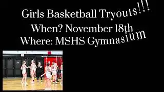 Girls Basketball Tryouts